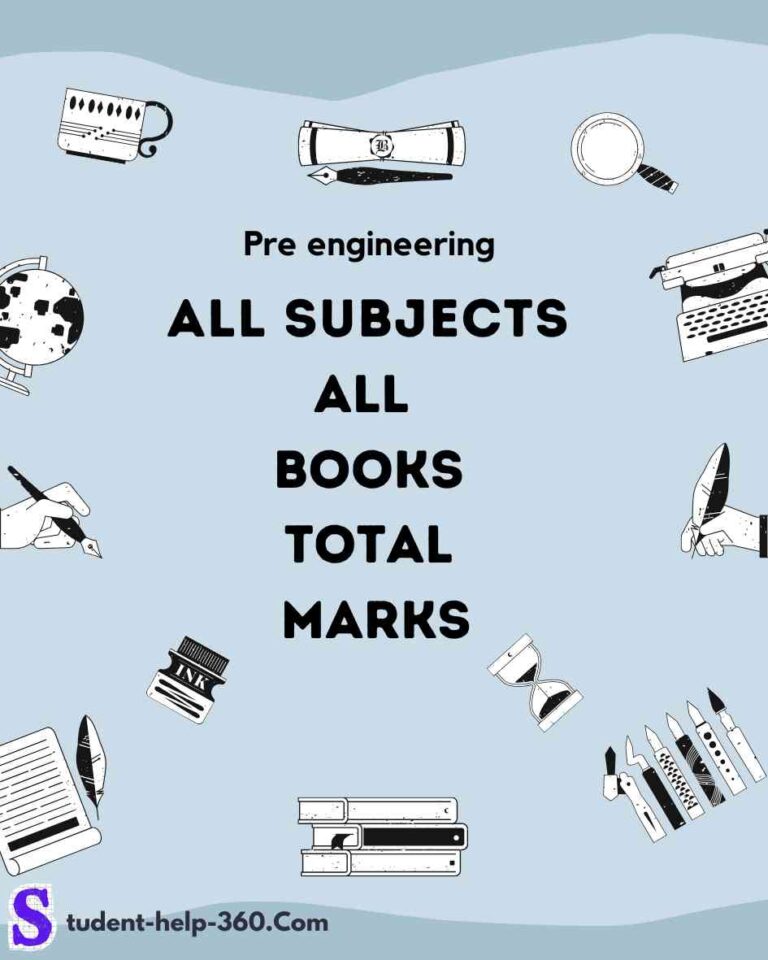 subjects of pre engineering