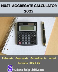 Nust Aggregate Calculator 2025