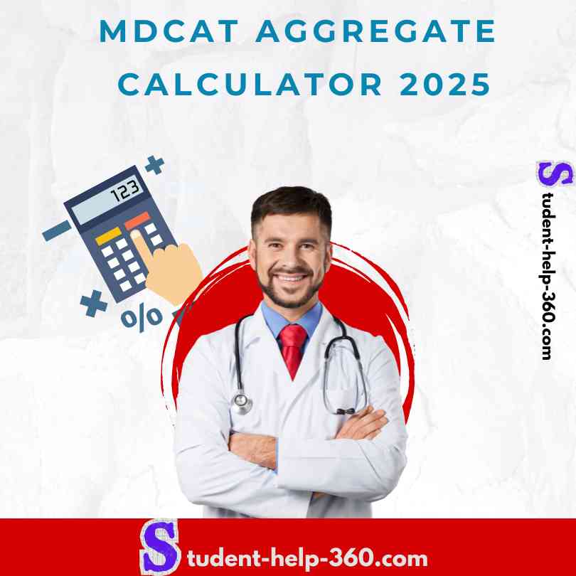 Mdcat aggregate Claculator 2025.